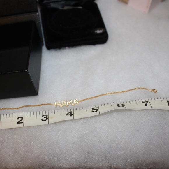 R.H. Macy & Co Fine Jewelry MAMA Bracelet Gold over Silver 14K Gold Plated - Picture 5 of 5